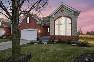 Experience elegant living in this stunning villa located in the on Winghaven Country Club in Missouri - for sale on GolfHomes.com, golf home, golf lot