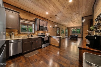 Welcome to Pine Top Escape, a stunning rustic-modern mountain on Bent Creek Golf Course in Tennessee - for sale on GolfHomes.com, golf home, golf lot