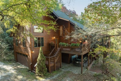 Nestled on a sprawling private lot, this enchanting on Sapphire National Golf Club in North Carolina - for sale on GolfHomes.com, golf home, golf lot