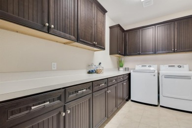 Beautifully landscaped single-story home with an inviting open on Wildhorse Golf Club of Robson Ranch in Texas - for sale on GolfHomes.com, golf home, golf lot