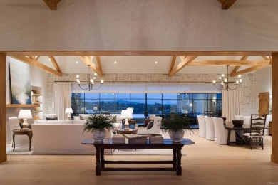A masterful expression of timeless French country elegance on Rancho Santa Fe Golf Club in California - for sale on GolfHomes.com, golf home, golf lot