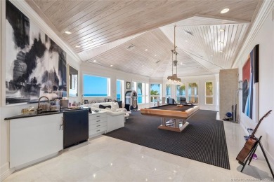 Direct oceanfront French chateau-style estate, set on one of on Sailfish Point Golf Club, Inc. in Florida - for sale on GolfHomes.com, golf home, golf lot