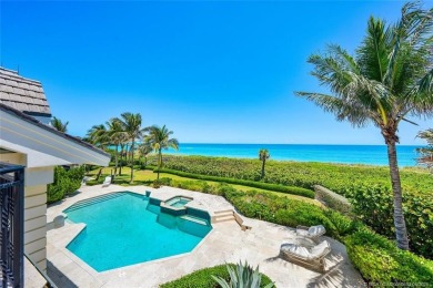 Direct oceanfront French chateau-style estate, set on one of on Sailfish Point Golf Club, Inc. in Florida - for sale on GolfHomes.com, golf home, golf lot