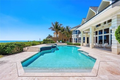 Direct oceanfront French chateau-style estate, set on one of on Sailfish Point Golf Club, Inc. in Florida - for sale on GolfHomes.com, golf home, golf lot