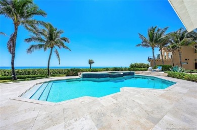 Direct oceanfront French chateau-style estate, set on one of on Sailfish Point Golf Club, Inc. in Florida - for sale on GolfHomes.com, golf home, golf lot
