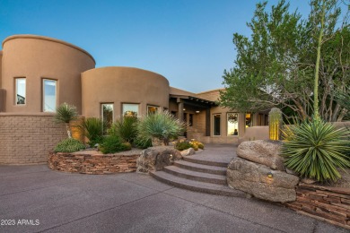Experience the exceptional Arizona lifestyle in this commanding on The Estancia Club in Arizona - for sale on GolfHomes.com, golf home, golf lot