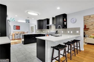 Lakefront Living in Sought-After Lake Arrowhead! Welcome to this on The Highlands Course at Lake Arrowhead in Georgia - for sale on GolfHomes.com, golf home, golf lot