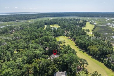 Situated with a panoramic view of the golf course, this on Callawassie Island Club in South Carolina - for sale on GolfHomes.com, golf home, golf lot