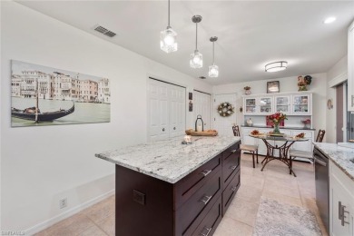 Step into luxury with this beautifully upgraded 2-bedroom + den on Worthington Country Club in Florida - for sale on GolfHomes.com, golf home, golf lot