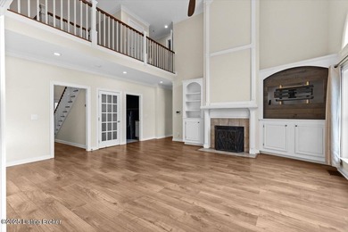 Imagine waking up, coffee in hand on your covered back deck on Eagle Creek Golf Course in Kentucky - for sale on GolfHomes.com, golf home, golf lot