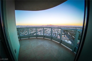 Panoramic views from the 34th floor with floor to ceiling on Las Vegas Country Club in Nevada - for sale on GolfHomes.com, golf home, golf lot