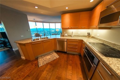 Panoramic views from the 34th floor with floor to ceiling on Las Vegas Country Club in Nevada - for sale on GolfHomes.com, golf home, golf lot