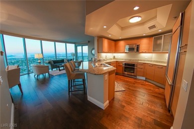 Panoramic views from the 34th floor with floor to ceiling on Las Vegas Country Club in Nevada - for sale on GolfHomes.com, golf home, golf lot
