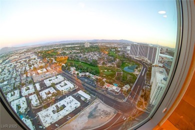 Panoramic views from the 34th floor with floor to ceiling on Las Vegas Country Club in Nevada - for sale on GolfHomes.com, golf home, golf lot