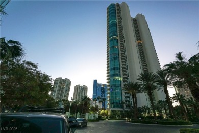 Panoramic views from the 34th floor with floor to ceiling on Las Vegas Country Club in Nevada - for sale on GolfHomes.com, golf home, golf lot