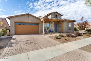 Take in the spectacular views of the mountains and the golf on Verrado Golf Club - Victory in Arizona - for sale on GolfHomes.com, golf home, golf lot