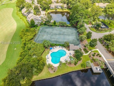 It's all about the view, and this villa delivers in spades! on Palmetto Dunes Golf Course and Resort in South Carolina - for sale on GolfHomes.com, golf home, golf lot