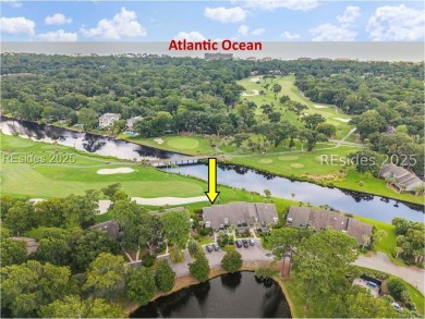 It's all about the view, and this villa delivers in spades! on Palmetto Dunes Golf Course and Resort in South Carolina - for sale on GolfHomes.com, golf home, golf lot