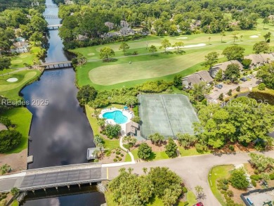 It's all about the view, and this villa delivers in spades! on Palmetto Dunes Golf Course and Resort in South Carolina - for sale on GolfHomes.com, golf home, golf lot