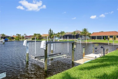 Coveted Burnt Store Isles! Well-maintained 3/2 waterfront home on Twin Isles Country Club in Florida - for sale on GolfHomes.com, golf home, golf lot