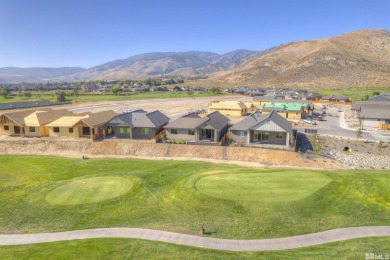 Gated community against the high desert hillside with on  in Nevada - for sale on GolfHomes.com, golf home, golf lot