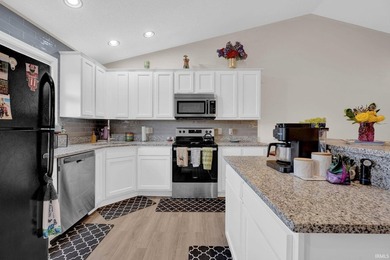 Enjoy resort style living in the gated lakeside community of on The Eagle Pointe Golf Resort in Indiana - for sale on GolfHomes.com, golf home, golf lot