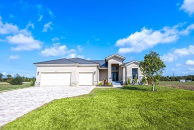 This exceptional new construction home, built by ONX Homes, is on Burnt Store Golf Club in Florida - for sale on GolfHomes.com, golf home, golf lot