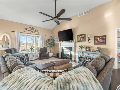 Beautifully updated and backing to the golf course, this on Newburg Village Golf Club in Illinois - for sale on GolfHomes.com, golf home, golf lot