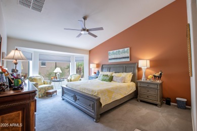 This move-in-ready residence, FULLY RENOVATED IN 2023, boasts a on Tuscany Falls At Pebble Creek in Arizona - for sale on GolfHomes.com, golf home, golf lot