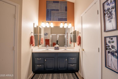 This move-in-ready residence, FULLY RENOVATED IN 2023, boasts a on Tuscany Falls At Pebble Creek in Arizona - for sale on GolfHomes.com, golf home, golf lot