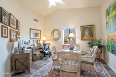 This move-in-ready residence, FULLY RENOVATED IN 2023, boasts a on Tuscany Falls At Pebble Creek in Arizona - for sale on GolfHomes.com, golf home, golf lot