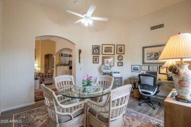 This move-in-ready residence, FULLY RENOVATED IN 2023, boasts a on Tuscany Falls At Pebble Creek in Arizona - for sale on GolfHomes.com, golf home, golf lot