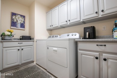 This move-in-ready residence, FULLY RENOVATED IN 2023, boasts a on Tuscany Falls At Pebble Creek in Arizona - for sale on GolfHomes.com, golf home, golf lot