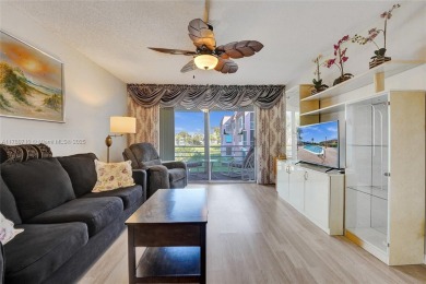 Stunning water & golf course views!  1-bed, 1.5-bath condo in on Sunrise Lakes Phase III in Florida - for sale on GolfHomes.com, golf home, golf lot