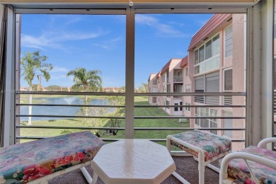 Stunning water & golf course views!  1-bed, 1.5-bath condo in on Sunrise Lakes Phase III in Florida - for sale on GolfHomes.com, golf home, golf lot