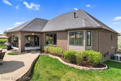 Custom built ranch with finished basement & a covered 288 sf on The Orchards Golf Club in Michigan - for sale on GolfHomes.com, golf home, golf lot