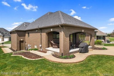 Custom built ranch with finished basement & a covered 288 sf on The Orchards Golf Club in Michigan - for sale on GolfHomes.com, golf home, golf lot