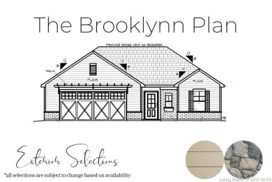 Introducing The *Brooklynn* Plan in ASB's newest development of on Covered Bridge Golf Club in Indiana - for sale on GolfHomes.com, golf home, golf lot