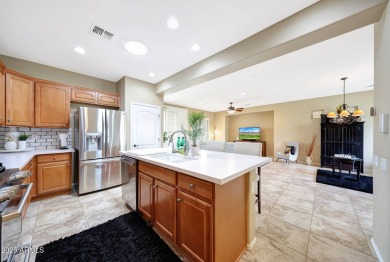 So many upgrades in this stunning San Marco model including an on Corte Bella Golf Club in Arizona - for sale on GolfHomes.com, golf home, golf lot