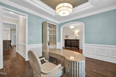 This STUNNING custom home, located in the prestigious 12 OAKS on The Club At Twelve Oaks in North Carolina - for sale on GolfHomes.com, golf home, golf lot