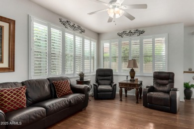 Presenting a beautifully maintained and expanded 2-bedroom plus on Arizona Traditions Golf Club in Arizona - for sale on GolfHomes.com, golf home, golf lot