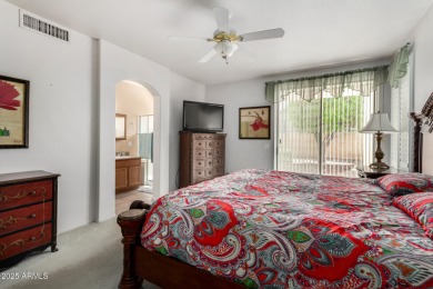 Presenting a beautifully maintained and expanded 2-bedroom plus on Arizona Traditions Golf Club in Arizona - for sale on GolfHomes.com, golf home, golf lot