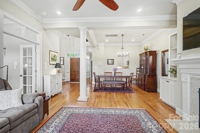 Handsome townhome tucked behind the 15th green of Raintree's on Raintree Country Club in North Carolina - for sale on GolfHomes.com, golf home, golf lot