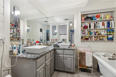 Beautifully remodeled full brick home nestled in a cul-de-sac on on Indian Springs Country Club in Oklahoma - for sale on GolfHomes.com, golf home, golf lot
