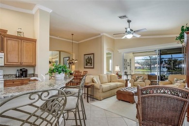 A true 3 bedroom, nearly 1700 sf, pool home overlooking a lake on Gateway Golf and Country Club in Florida - for sale on GolfHomes.com, golf home, golf lot