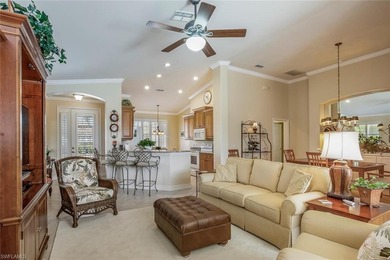 A true 3 bedroom, nearly 1700 sf, pool home overlooking a lake on Gateway Golf and Country Club in Florida - for sale on GolfHomes.com, golf home, golf lot