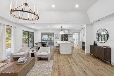 Exquisitely reimagined, this three bedroom, three and a half on Bear Creek Golf Course and Club in South Carolina - for sale on GolfHomes.com, golf home, golf lot