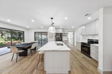 Exquisitely reimagined, this three bedroom, three and a half on Bear Creek Golf Course and Club in South Carolina - for sale on GolfHomes.com, golf home, golf lot