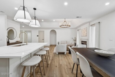 Exquisitely reimagined, this three bedroom, three and a half on Bear Creek Golf Course and Club in South Carolina - for sale on GolfHomes.com, golf home, golf lot