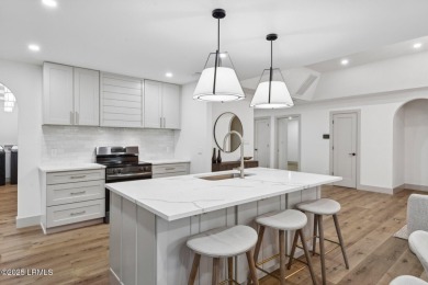 Exquisitely reimagined, this three bedroom, three and a half on Bear Creek Golf Course and Club in South Carolina - for sale on GolfHomes.com, golf home, golf lot